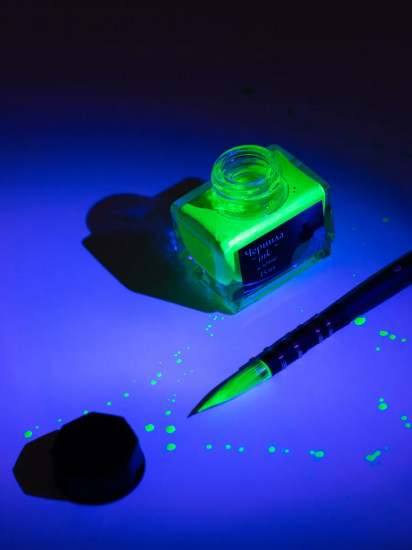 Чернила для рисования и каллиграфии неоновые, зеленый