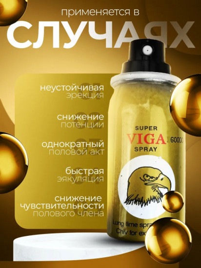 Спрей-пролонгатор для мужчин VIGA 60000