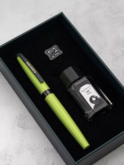 Ручка перьевая с черной тушью