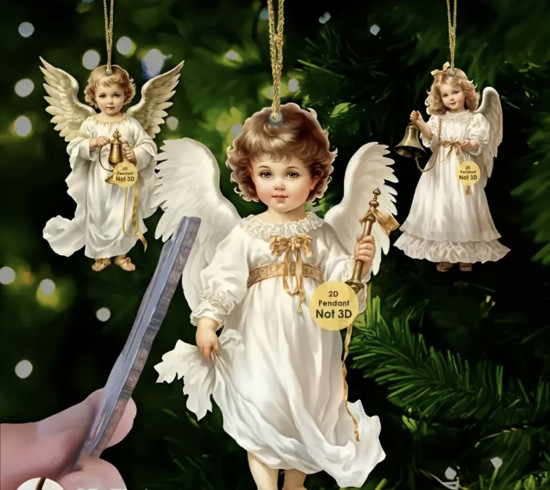 Набор украшений новогодних «Ангелы»