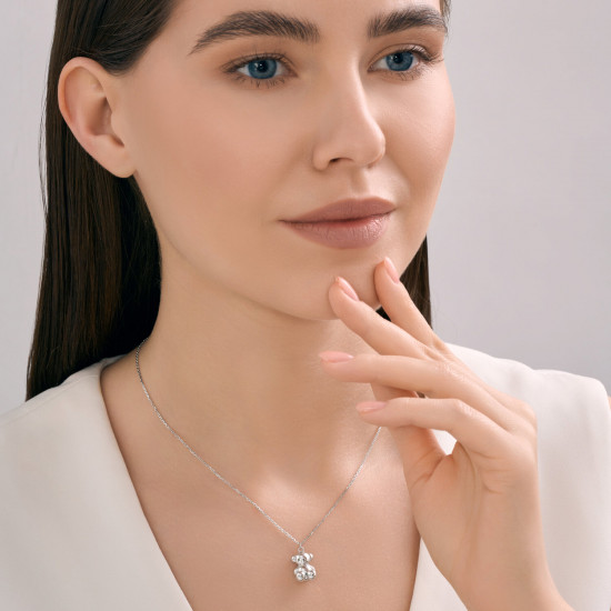 Колье из серебра