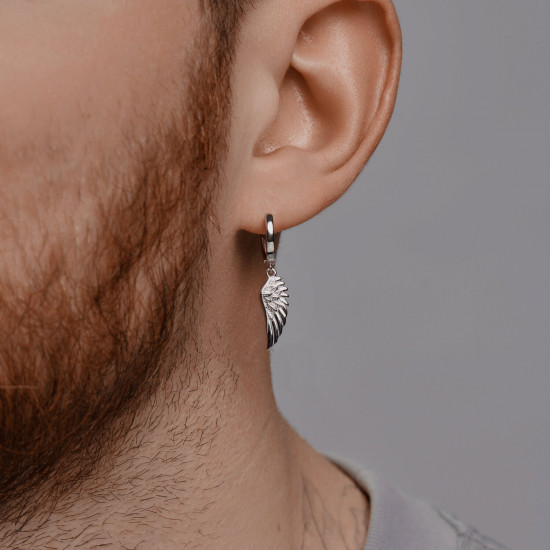 Серьга из серебра