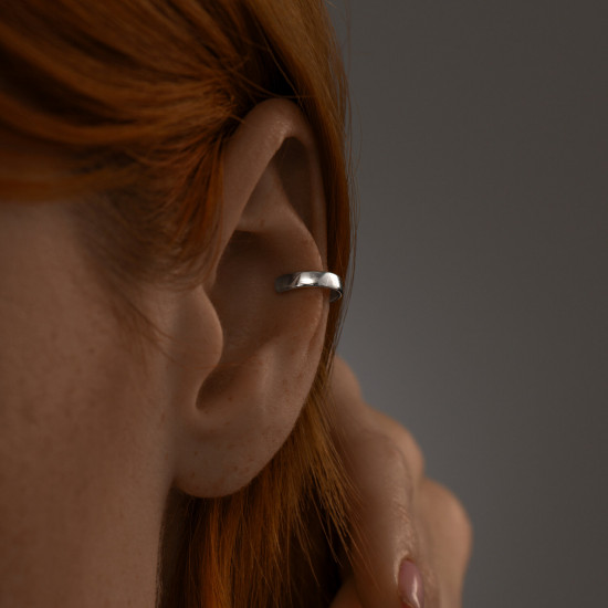 Серьга из серебра