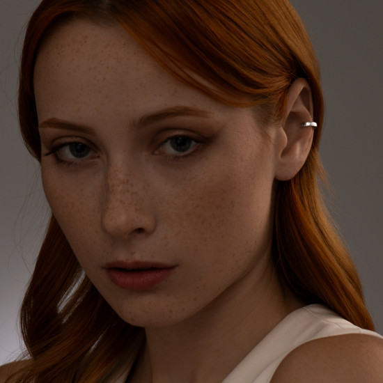 Серьга из серебра