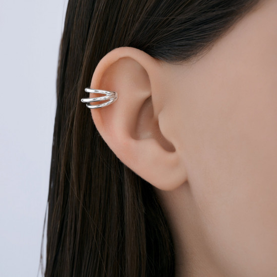 Серьга из серебра