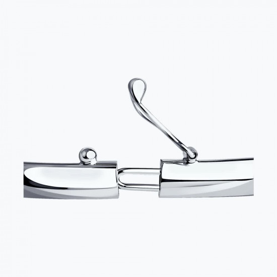 Браслет из серебра с фианитами