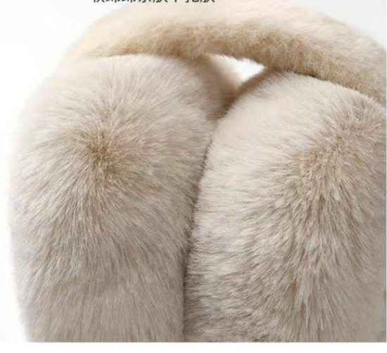 Меховые наушники женские утеплённые