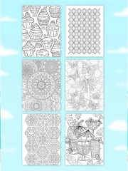 Раскраска против тревожности. Котик на чиле - Фото 2