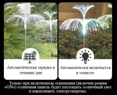 Светильник садовый «Двойная медуза» - Фото 2