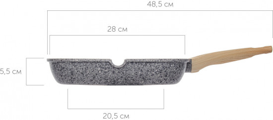 Сковорода-гриль «Mineralica»