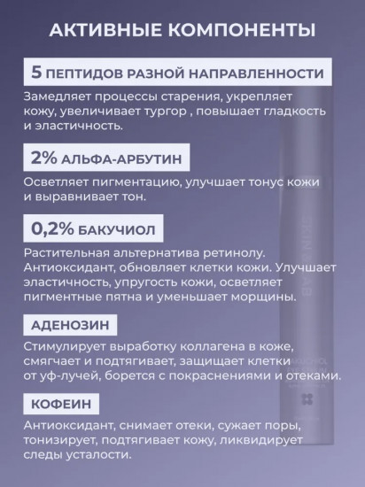 Сыворотка для кожи вокруг глаз антивозрастная «Bakuchiol Eye Serum»