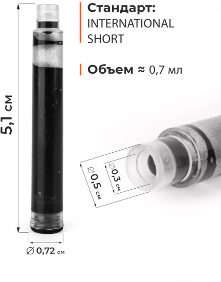 Набор картриджей для перьевой ручки