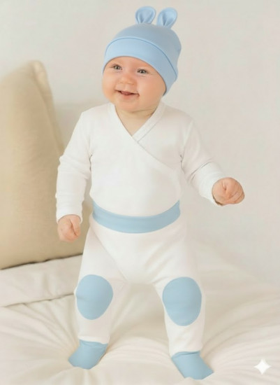 Шапка для новорожденных «Зайка»