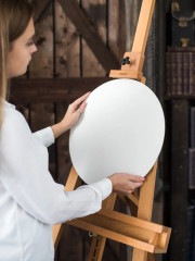 Холст на картоне круглый - Фото 1