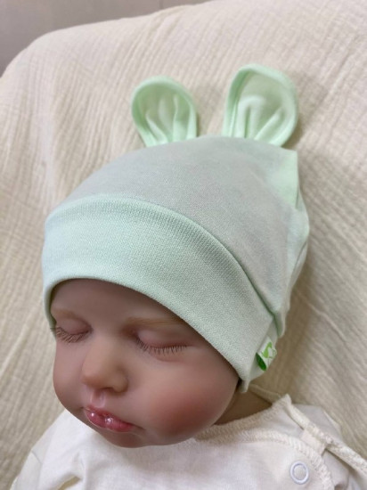 Шапка для новорожденных «Зайка»