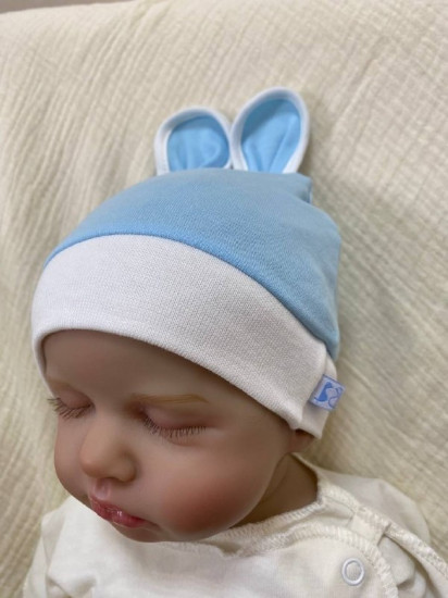 Шапка для новорожденных «Зайка»