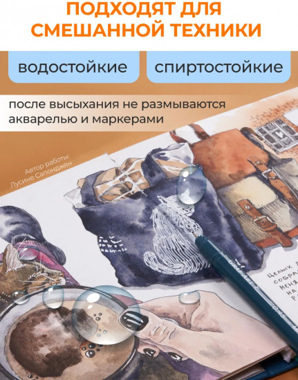 Набор капиллярных ручек «Graf’Art»