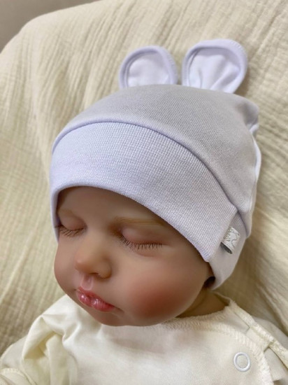 Шапка для новорожденных «Зайка»