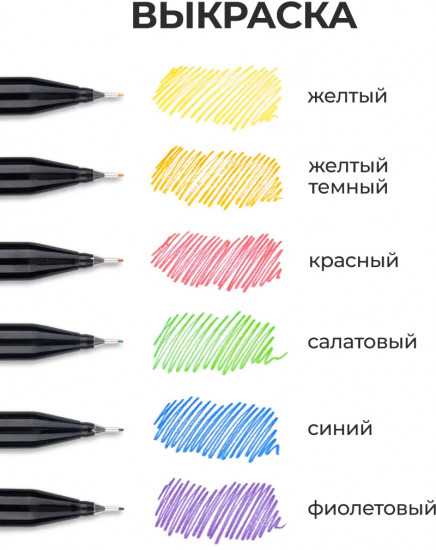 Набор цветных капиллярных ручек