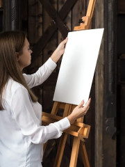 Холст на картоне - Фото 1