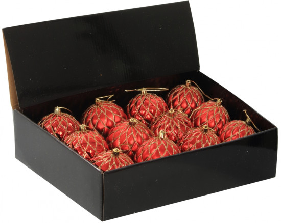 Набор шаров ёлочных «Золотая сетка» 