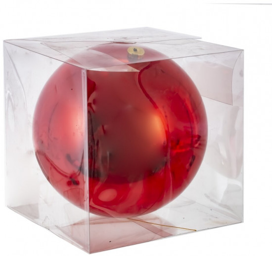 Шар ёлочный «Алое чудо» 