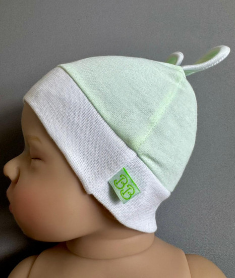 Шапка для новорожденных «Зайка»