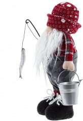 Игрушка набивная «Гном-рыбак» - Фото 1