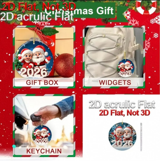 Ёлочные украшение «Дед Мороз и Снегурочка»