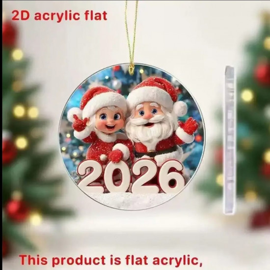 Ёлочные украшение «Дед Мороз и Снегурочка»