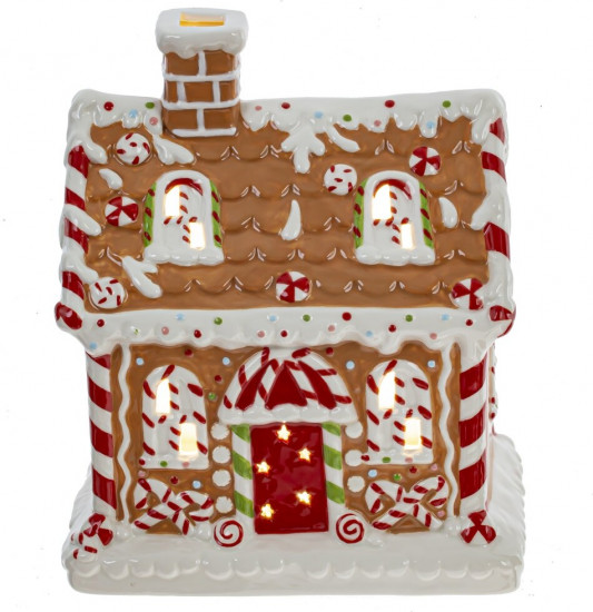 Фигурка декоративная с подсветкой «Домик»