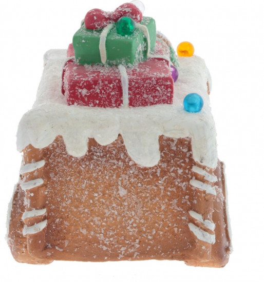 Фигурка декоративная с подсветкой «Вагончик» 