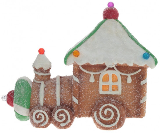 Фигурка декоративная с подсветкой «Паровозик»