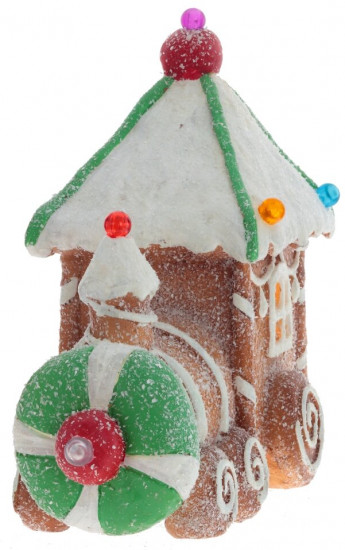 Фигурка декоративная с подсветкой «Паровозик»