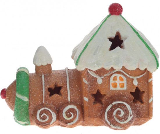 Фигурка декоративная с подсветкой «Паровозик» 