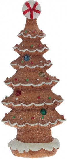 Фигурка декоративная с подсветкой «Пряничная елка»