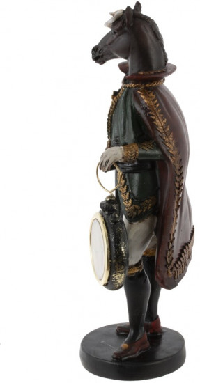 Фигурка декоративная с часами «Лошадь»