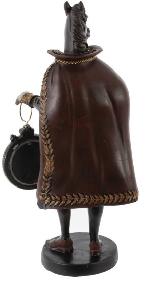 Фигурка декоративная с часами «Лошадь»