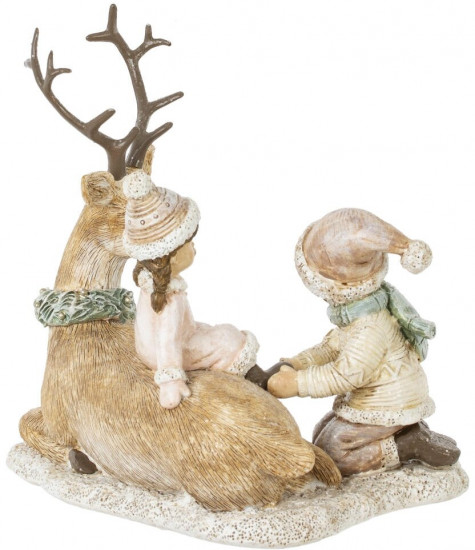 Фигурка декоративная «Олень и дети»