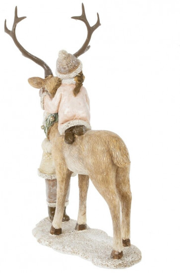 Фигурка декоративная «Олень и дети»