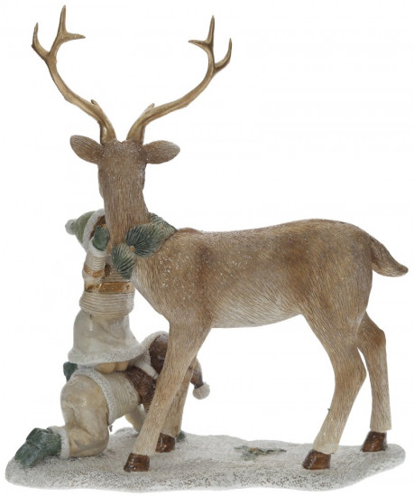 Фигурка декоративная «Олень и дети»