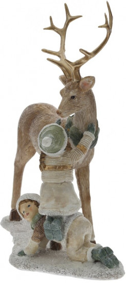 Фигурка декоративная «Олень и дети»