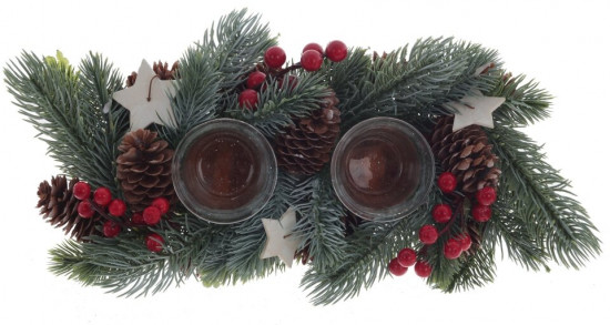 Подсвечник «Новогодняя композиция»