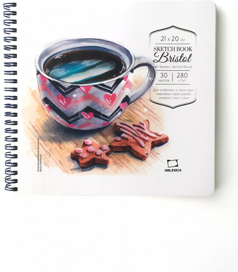 Скетчбук для графики и маркеров