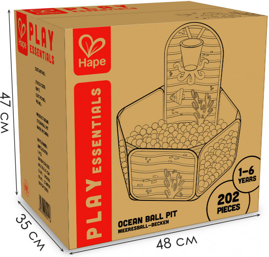 Детский сухой бассейн с шариками «Океан»