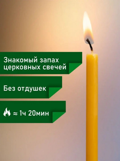 Набор свечей восковых