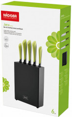 Набор кухонных ножей с универсальной подставкой - Фото 8