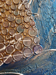 Картина фактурная авторская «Aurora» - Фото 2