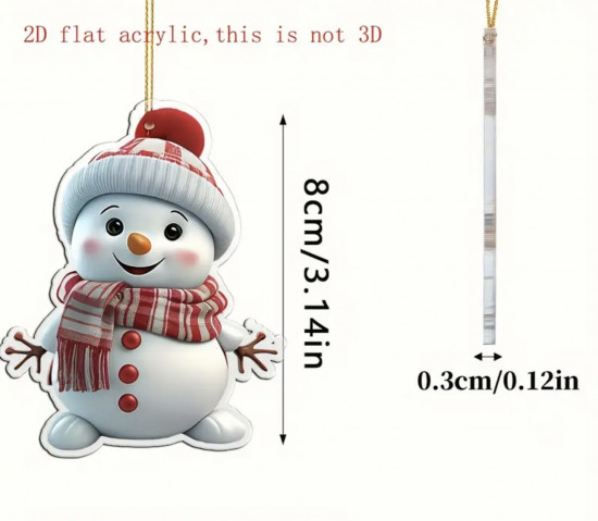 Набор фигурок подвесных «Снеговички»