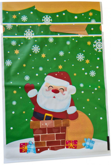 Набор пакетов новогодних подарочных